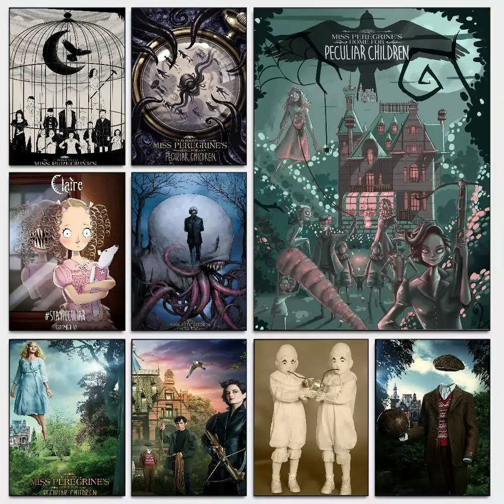 Miss Peregrines Home For Peculiar Children Poster Art With Prints Home Bedroom Living Room Decoration Gift