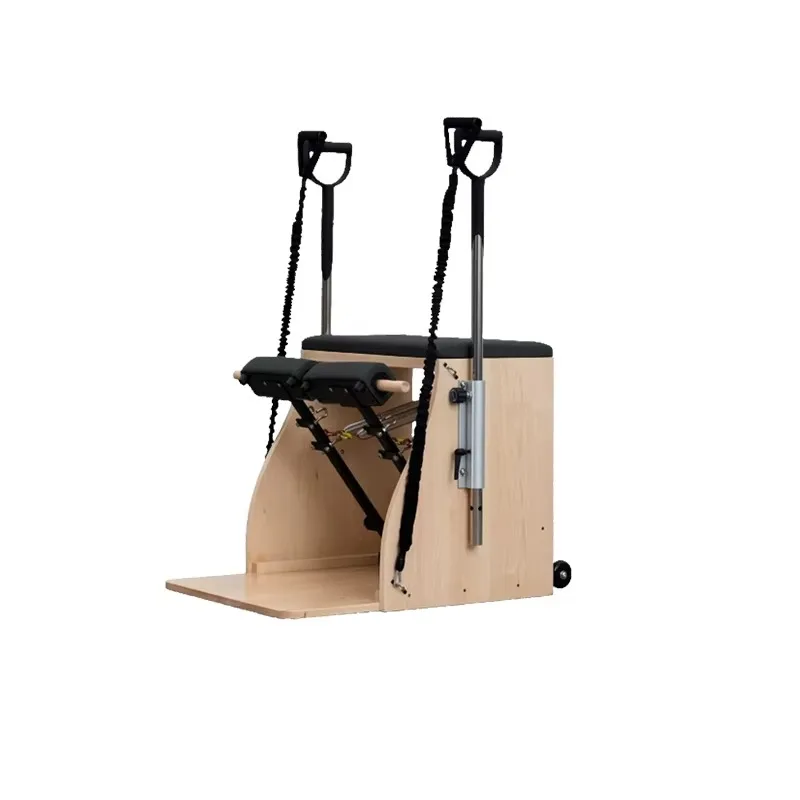 

SRP13-IT Wunda Chair, YTYIN Wholesale White Maple Wood Pilates Combo for Home Gym