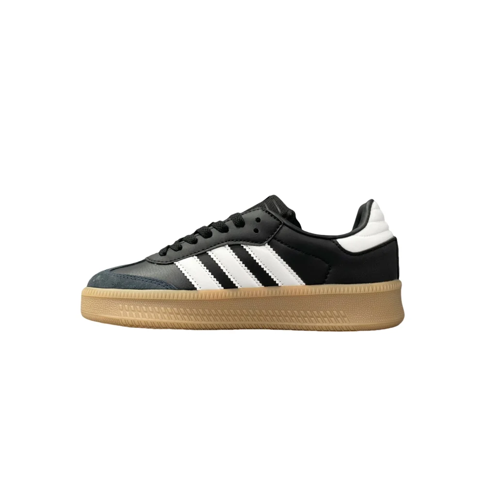 Adidas Originals Samba XLG Women and Men Black and White Comfortable and Versatile Trend Non-slip Low-top Board Shoes IE1379