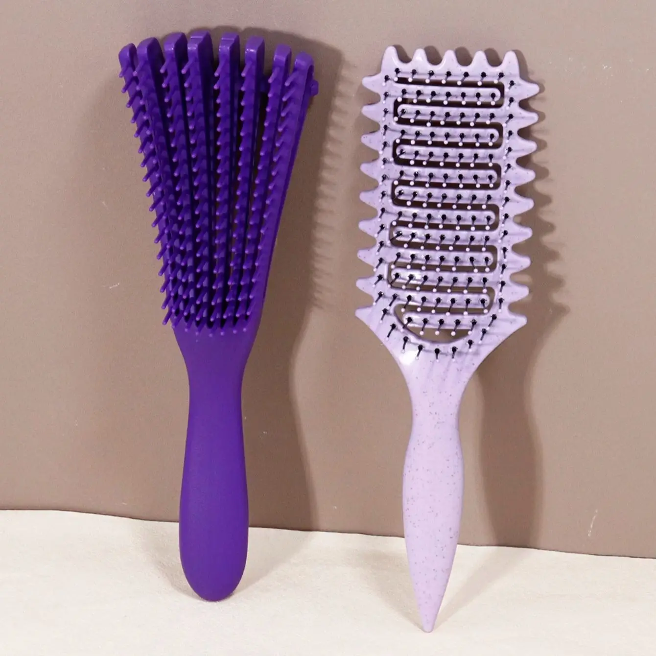 2pcs styling comb set, suitable for dry and wet hair, home hairdressing, anti tangling,special for real hair wigs
