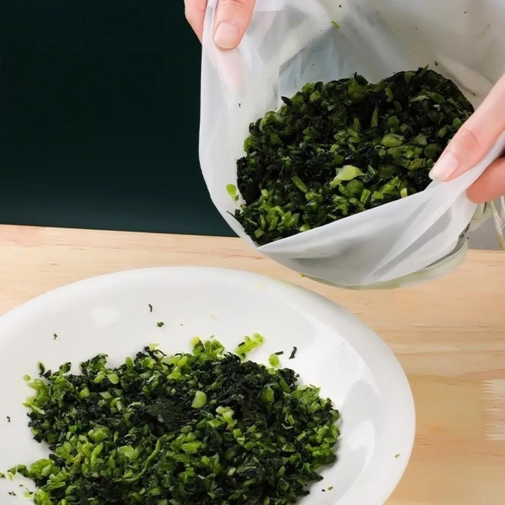 

New Bowl Shape Cheese Cloth Bag with Closed Edges Reusable Mesh Bag Fine Mesh Cheesecloth Bags Kitchen Gadget