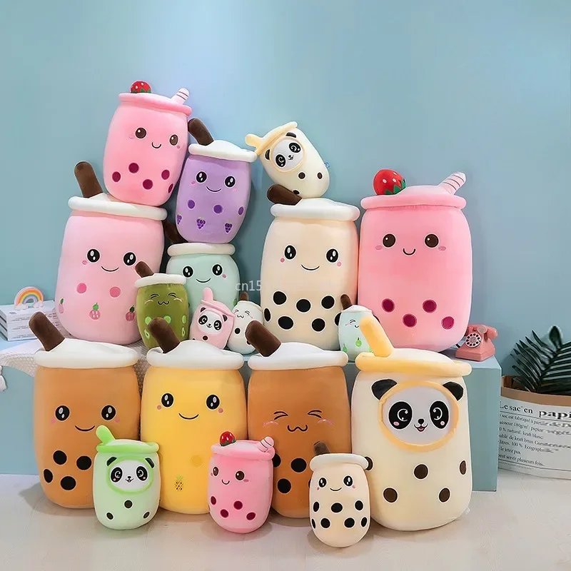 13 cm Yeni Çeşitli Kabarcık Çay Peluş Süt Çay Boba Yastık Peluche Dondurma Meyve Suyu içme şişesi Prop Dekor Çocuklar için Kız