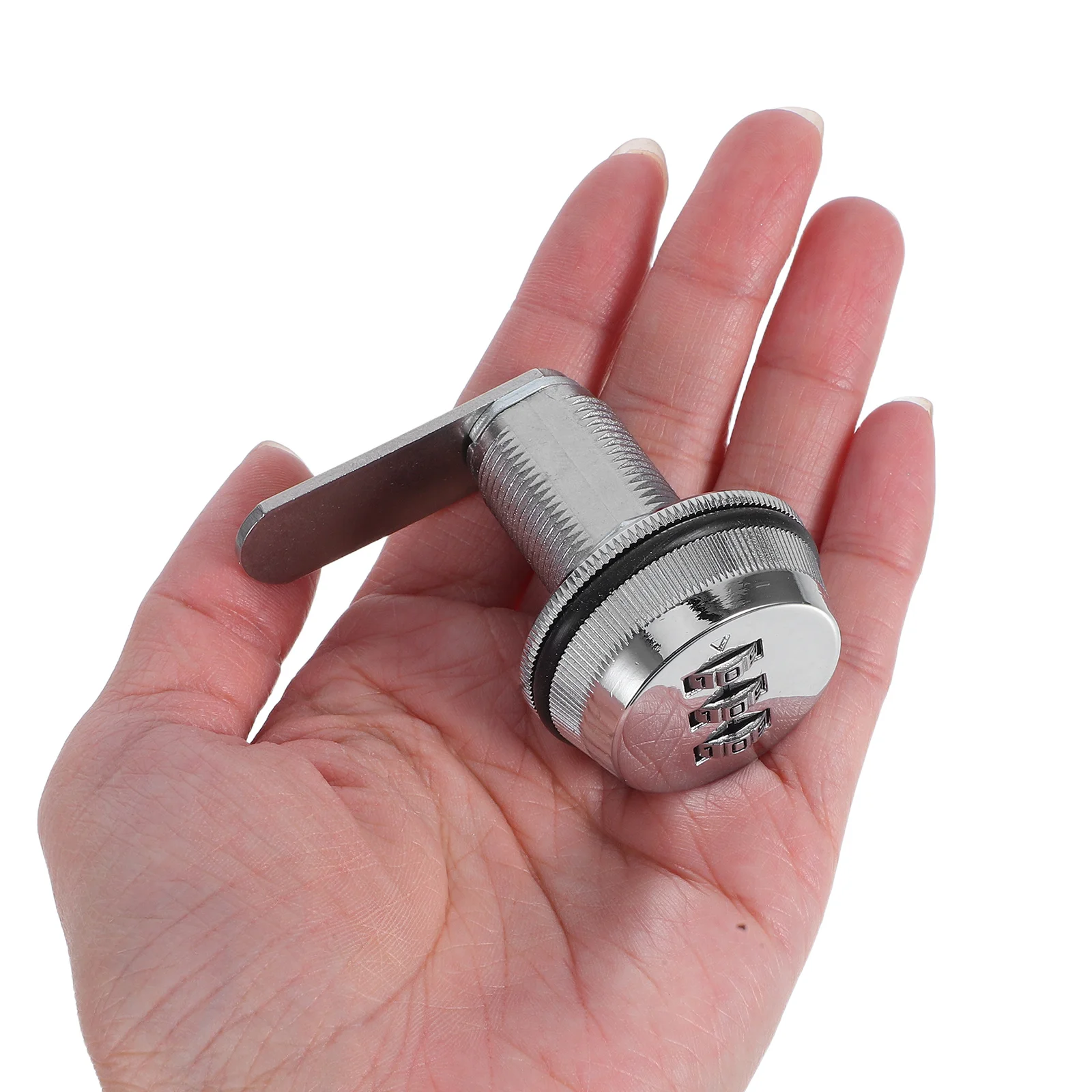 3-значный кодовый замок для почтового ящика, ящика для ящиков для инструментов, прочная, легкая, хромированная отделка