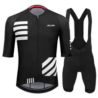 Raudax-Conjunto de ropa de Ciclismo de verano, traje transpirable para triatlón y bicicleta de montaña, Ropa Ciclismo Verano para jóvenes, conjunto de Ciclismo cómodo