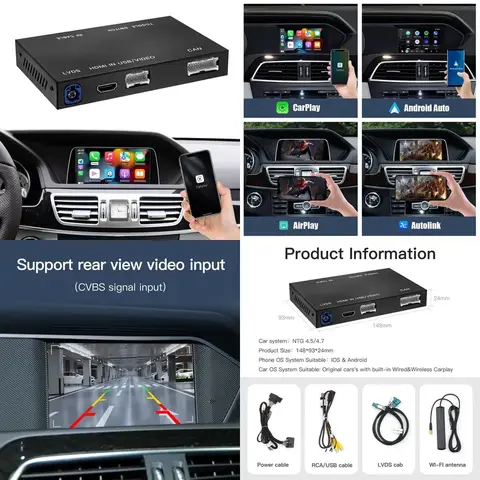 W205 S205 アンドロイドオート CarPlay ナビ Amazon.com: 10.25 Inch