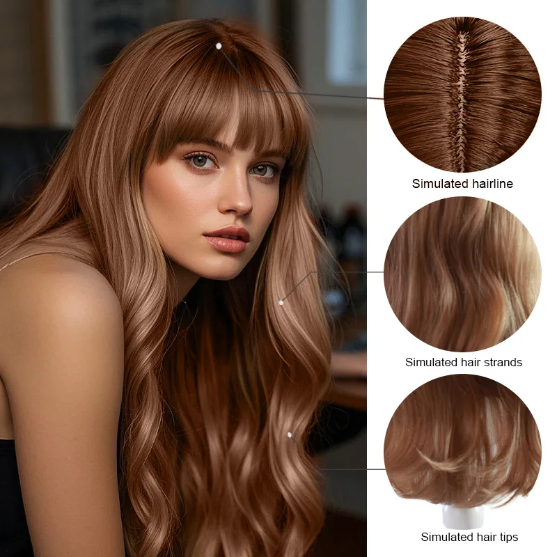 Рисунок 3 - Женский парик с длинными волосами цвета шампанского