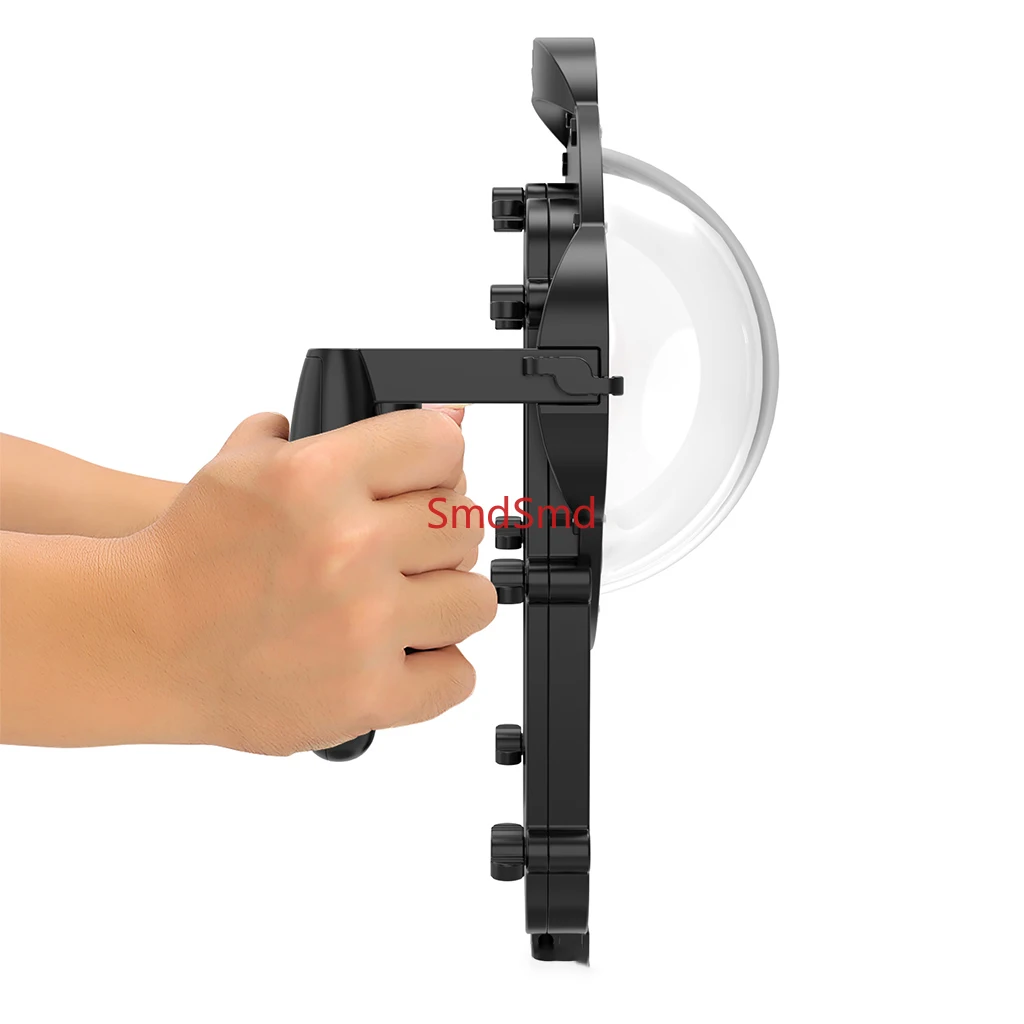 Universal Smartphone Handle Grip Dive Housing Case HD Light Transmission Filter 3M Waterproof for Dome 4.5-7.0 inch Mobile Phone