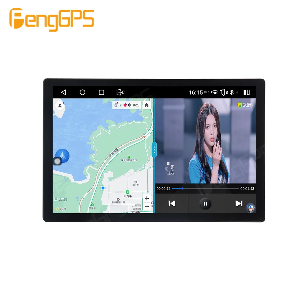 12.95 بوصة للتدوير 6 + 128 نظام تحديد المواقع الملاح الصوت لتويوتا KLA معظم السيارات راديو ستيريو استقبال راديو السيارة 2 الدين أندرويد Autoradio