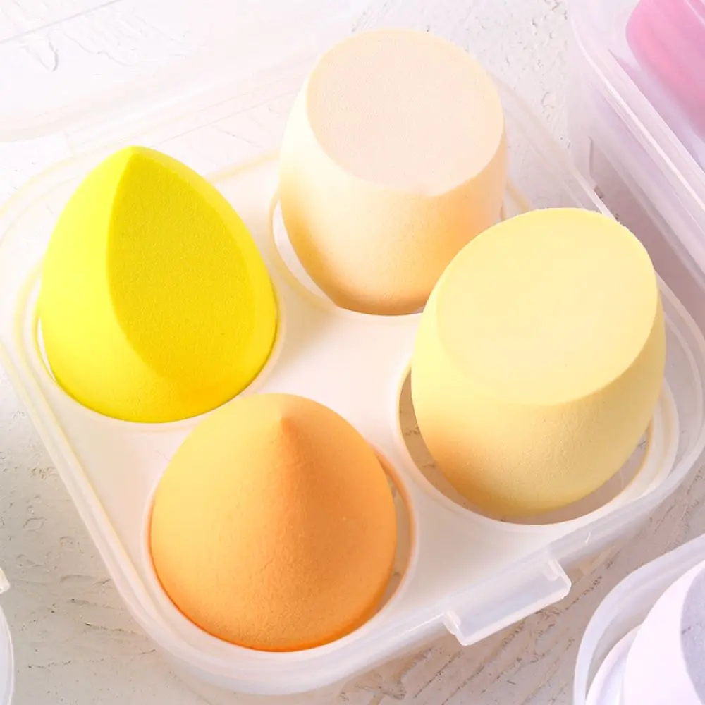 Cosmetic Sponge Set Foundation Blender Puff For VNZN Beauty Tools Soft Wet Dry Use Face Make Up With Storage Box