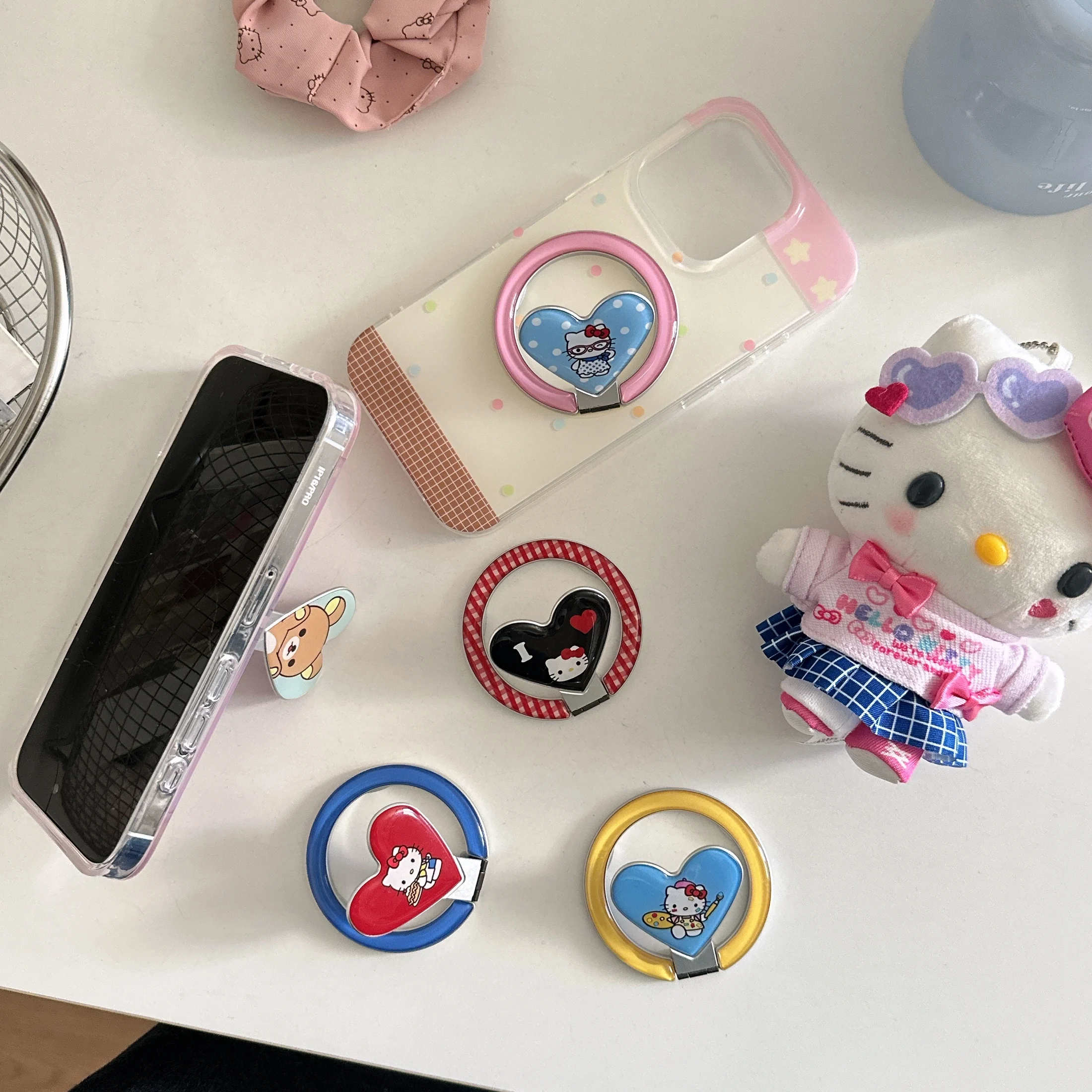 

Cute Cartoon Sanrio Hello Kitty Magnetic Mobile Phone Holder Uses Magnetic Mobile Phone and Magnetic Mobile Phone Case