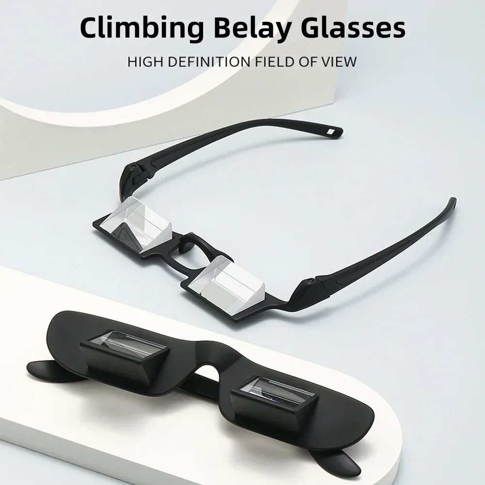 Outdoor Rock Climbing Clear Prism Optical Refractive Glasses Light Weight Belay Glasses Eyeglasses Hight Transparent Comfortable