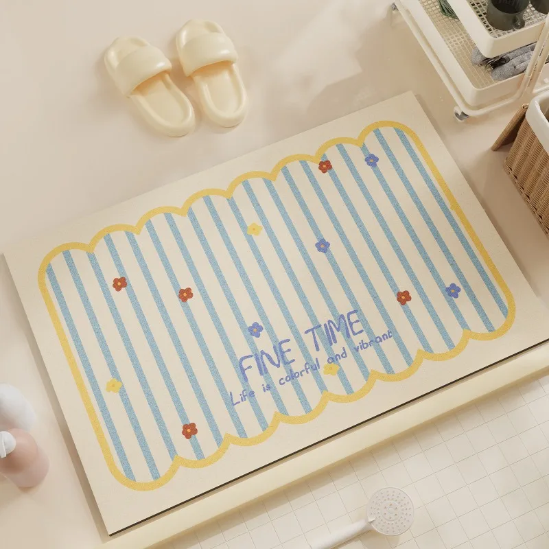 Bathroom absorbent diatom mud toilet doormat toilet toilet floor mat toilet carpet