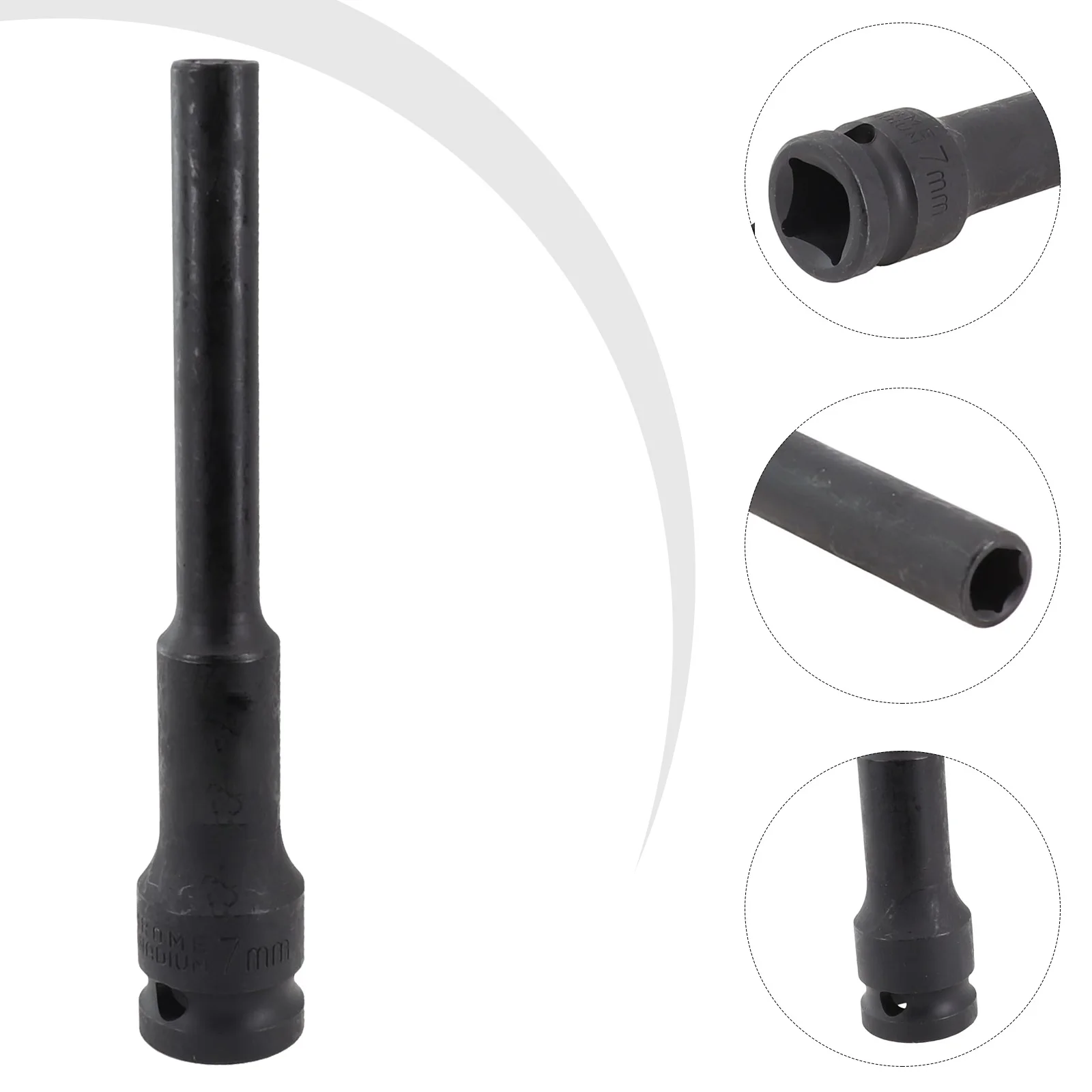 1/2 Drive Socket Wrench Adapter for Hex Socket Heads in 8mm 9mm 10mm 11mm 12mm 13mm 14mm 15mm 16mm 17mm 18mm 19mm 21mm 22mm 24mm