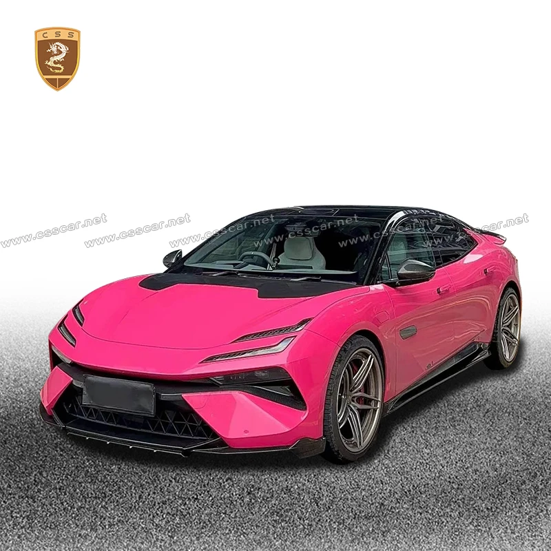 CSS تصميم خاص OEM نمط ألياف الكربون الجاف محرك هود تنفيس القوالب ل لوتس Emeya 2024 غطاء المحرك الخارجي شرائط الكسوة #2