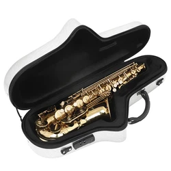 Saxophone Storage Case Alto Saxophone Waterproof Compression Resistant Box Sax Handheld Box Double Shoulder Carry Luggage Bag