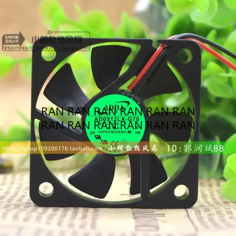 Novo ventilador cooler para adda AD0512LX-G70 12v 0.10a fonte de alimentação silenciosa ventilador de refrigeração 5cm 5010 50*50*10mm