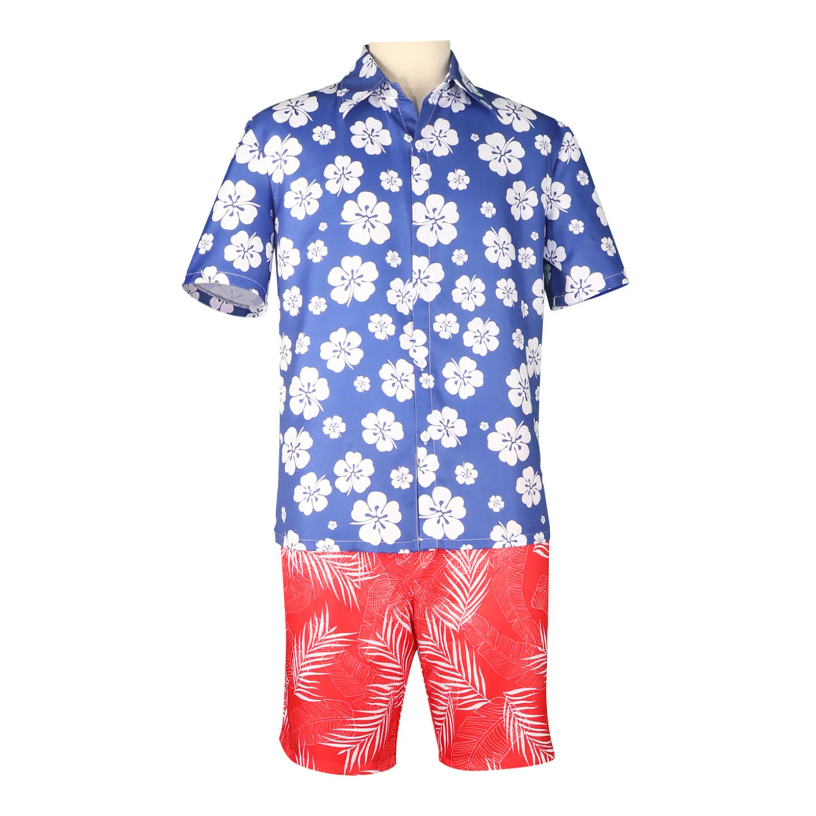 ماني برغر متجر كاتب تأثيري حلي بريان موحدة البدلة الرجال الصيف زي ملابس الهالوين