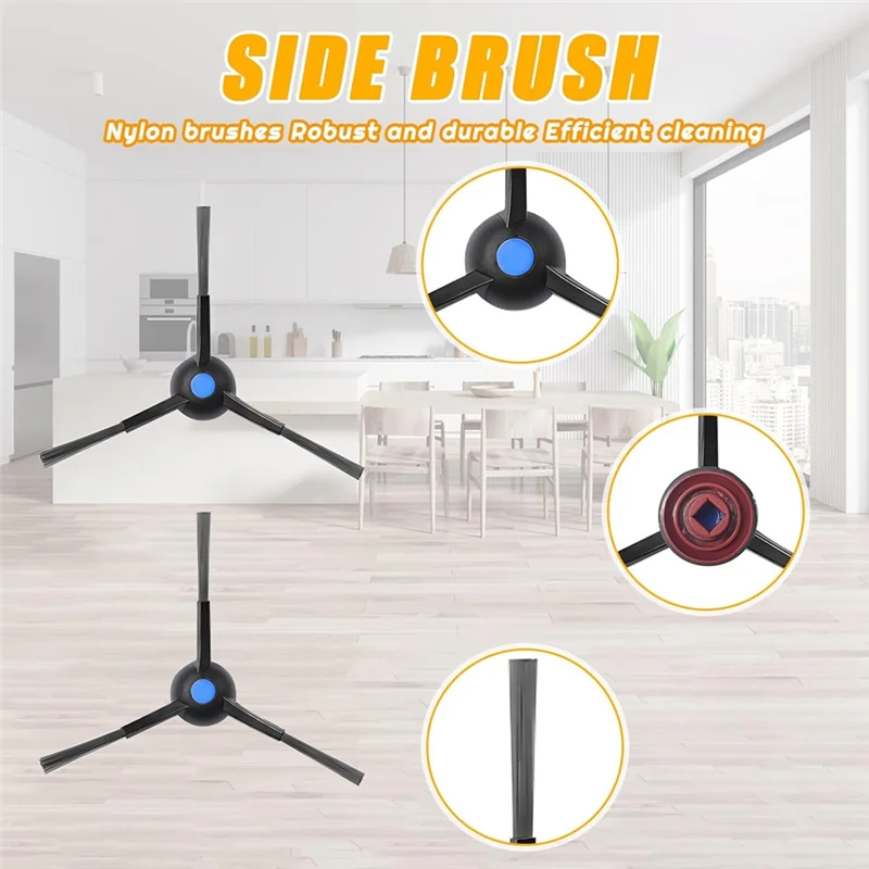 A005-для робота-пылесоса ECOVACS DEEBOT T30S, основная боковая щетка, фильтры Hepa, тканевые подушечки для швабры, мешки для пыли, запасные части