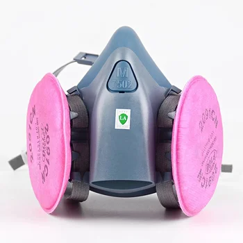 7502 Máscara Respiradora Indústria Protetora Pintura Spray Poeira Gás Com 501 5N11 6001CN Chemcial Meia Face