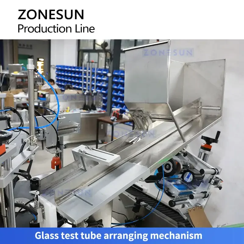 Máquina monobloque automática de tubos de ensayo de vidrio ZONESUN ZS-FAL180V6