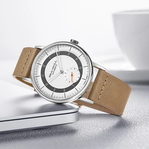 Herren automatische mechanische Call -Siedlung, Ultra Fine Watch Belt, wasserdichtes Saphirglas, Freizeituhr, Neu, 819.5.6099 8 Hauptverkaufswache Seagull - №5