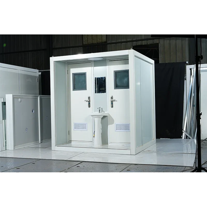 

Construction Site Low Cost Mobile Portable Toilet Shower Prefabricated Outdoor