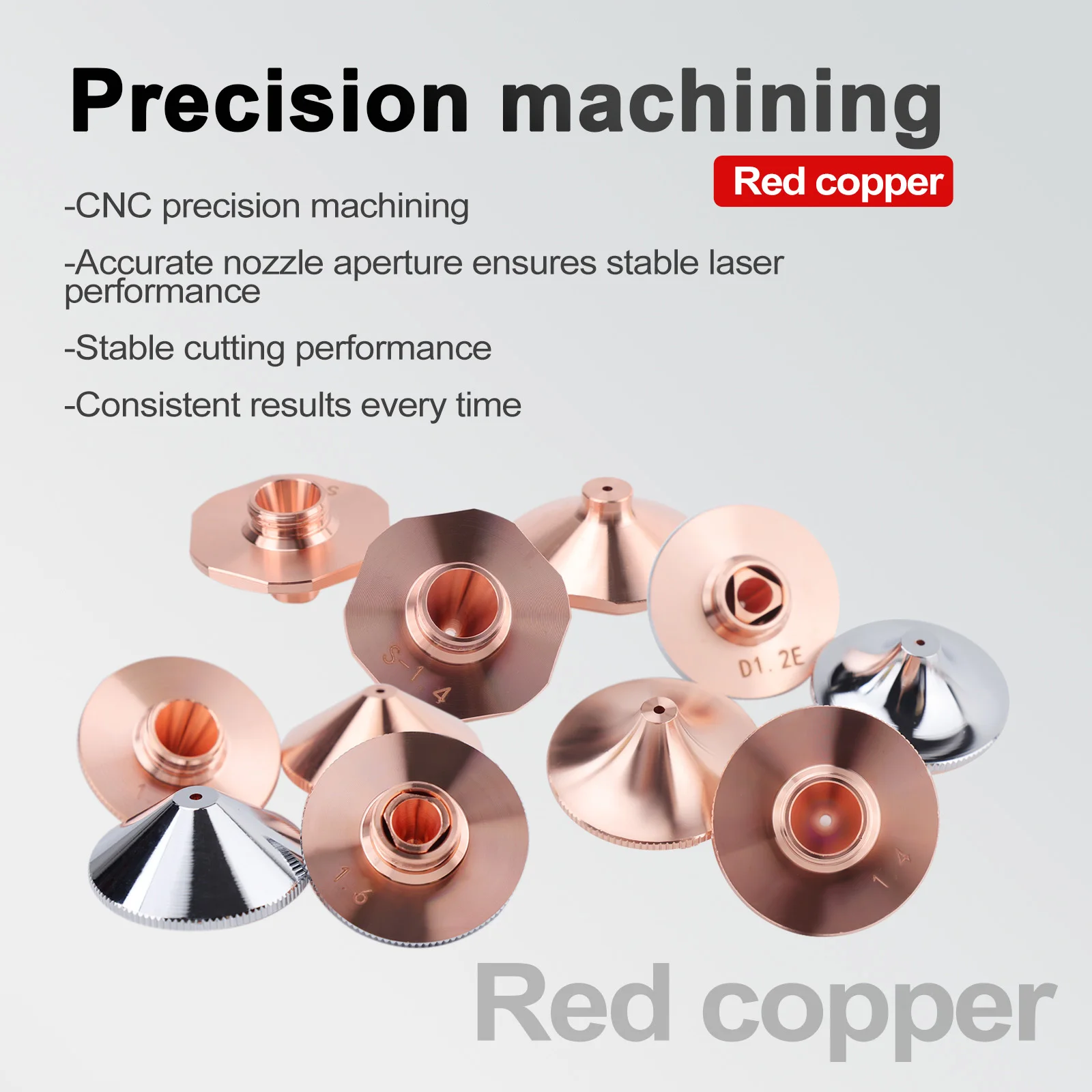 Laser Nozzles D28 D32mm Single Double Chrome for Bodor Raytools Precitec BOCHU WSX HSG HANS Sheets and Tube Cutting