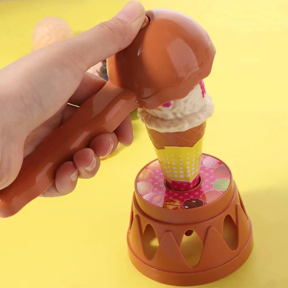 Dessert Ice Cream Games Toy Balancing Montessori Simulation Ice Cream Kitchen Toy Educational Sensory Color