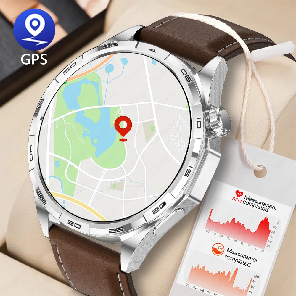 

2025 New GPS Smartwatch Men Women Health Monitor Sports Mode Bluetooth Call HD Screen Waterproof Smart Watch For Android IOS
