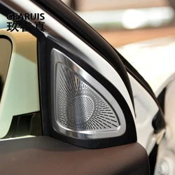 Car Front Speaker For Mercedes Benz A Class W176 2013-2018 Cover Tweeter Accessories Head Treble A Horn Stickers Interior Trim