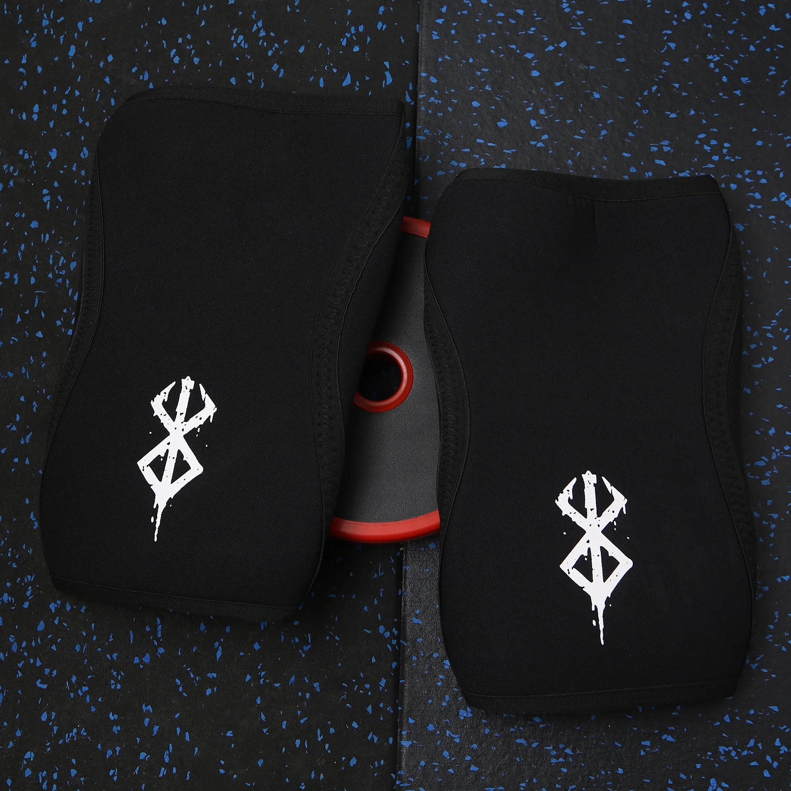 Berserk Lifting Anime Fitness Knieschoner, Powerlifting-Kompressions-Knieschoner für Männer, harte Kniestütze zum Gewichtheben – Detail 9