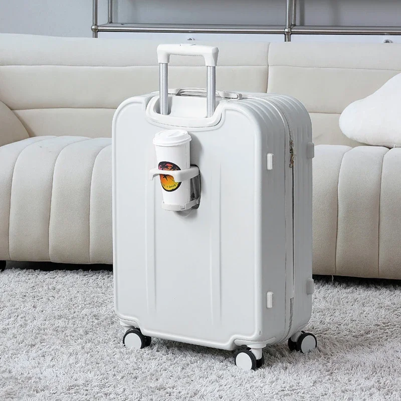 Fashion Trunk Bag Luggage Men Women 18 ‘’ Small Universal Wheel Trolley Suitcase 26‘’ Students Travel Password Boarding Cabin