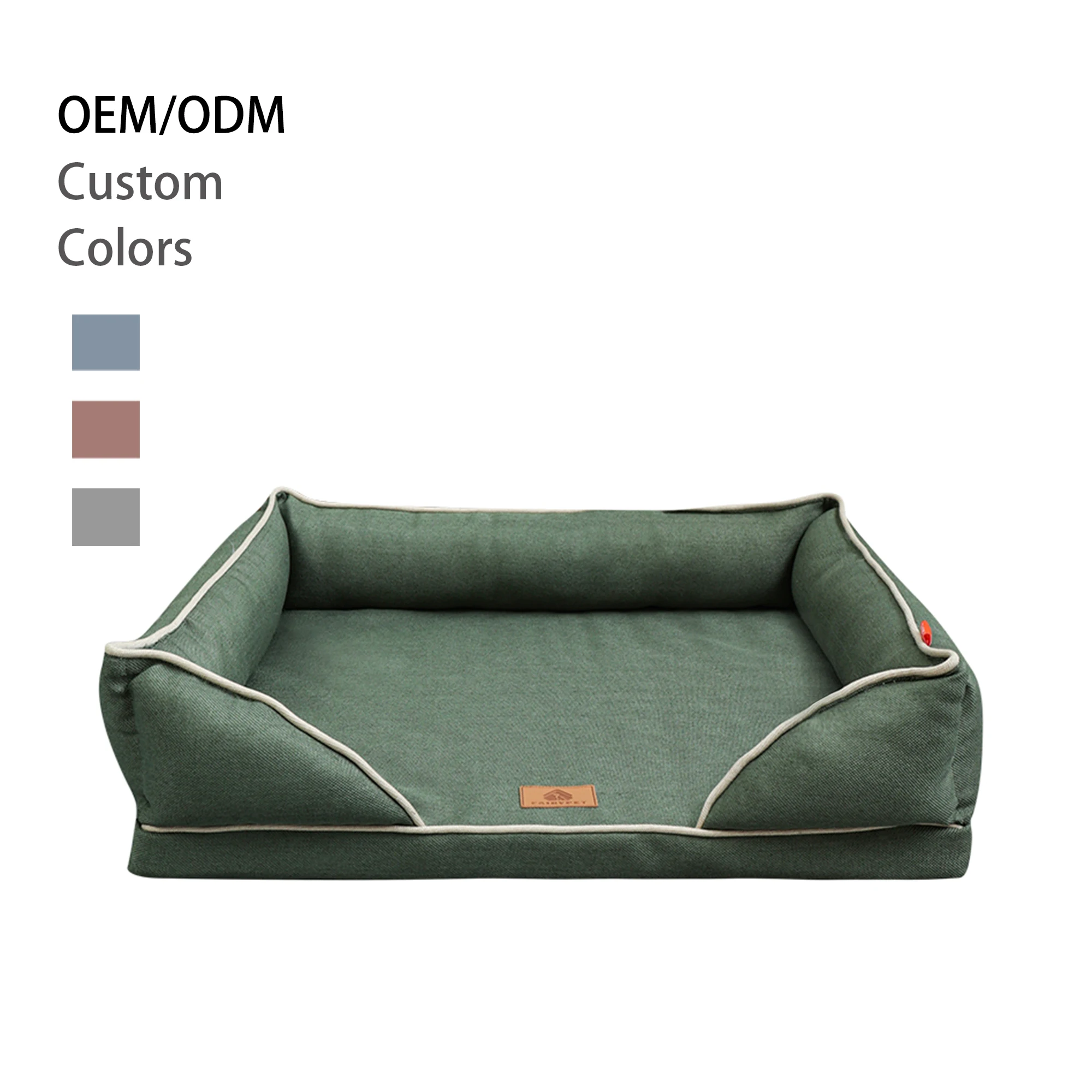 

Manufacture Square Stylish Luxury Calming Pet Cushion Cat Beds Dog Sofa Bed