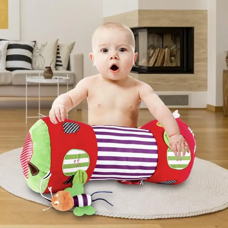 Neugeborenen Baby Multifunktions Krabbeln Roller Kleinkind Spielzeug Fitness Sport Weiche Angefüllte Plüsch Spielzeug Musik Beißring Bibi