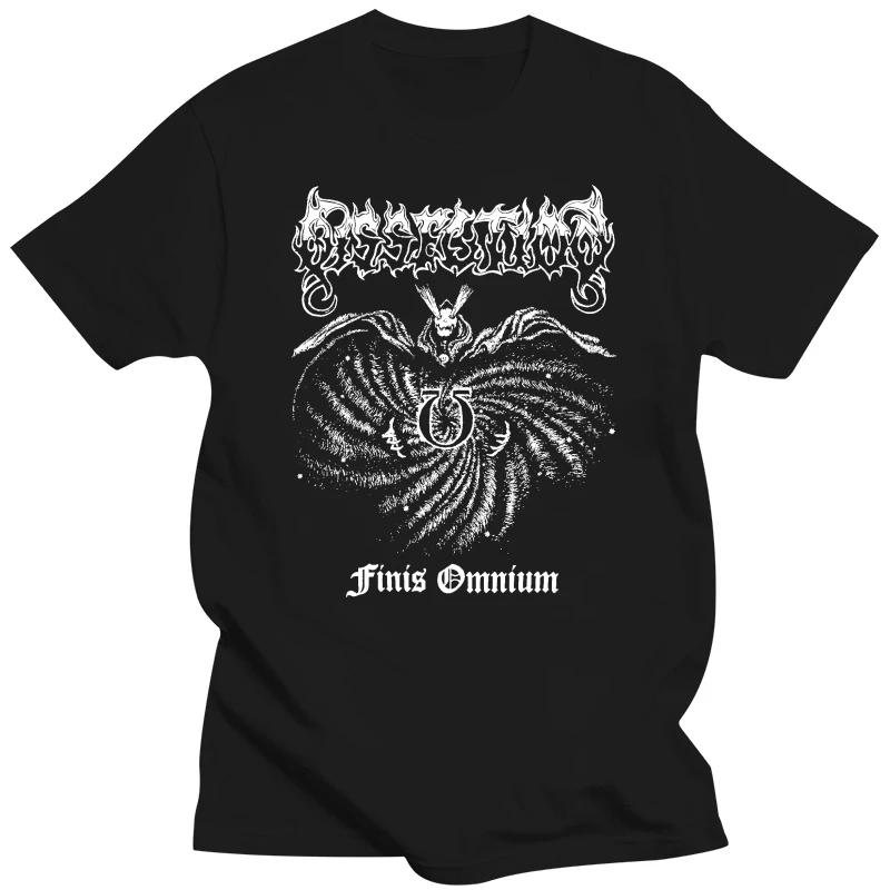 Dissection Finis Omnium Official Shirt S M L XL 2xl 3xl Black Death Metal T-Shirt New