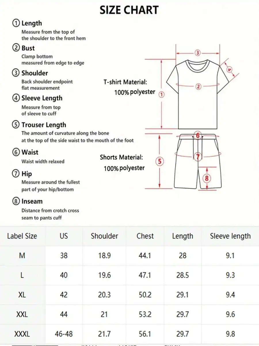 2pcs Men Creative Streetwear Print T-Shirt & Shorts Set Colorful Bear With Money Bags And Cross Pattern Print Casual Wear Soft view 6