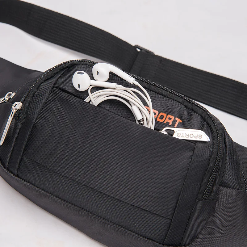 1 шт. Мужская многофункциональная поясная сумка большой вместимости — прочная, легкая и стильная, идеально подходит для бизнеса, путешествий и повседневного использования