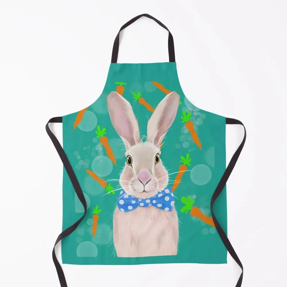 

Happy Hare Apron Women's Dresses For Home Accessories custom women's kitchen Apron