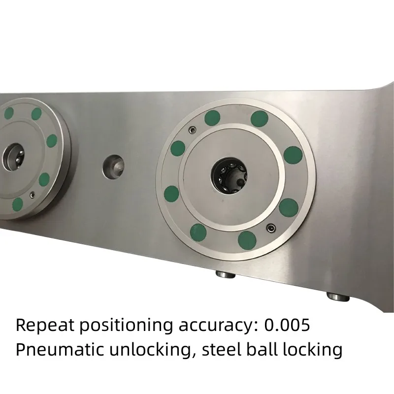 Four-axis bridge plate zero-point positioning system CNC pneumatic chuck quick-change workholding Fixture