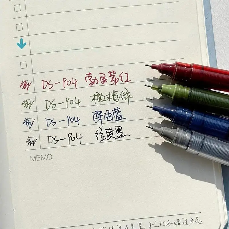4Pcs Vintage Pens Set Quick-Dry Ink For Smooth Writing Journal Pen Ideal For Office Work & Notebooks view 5