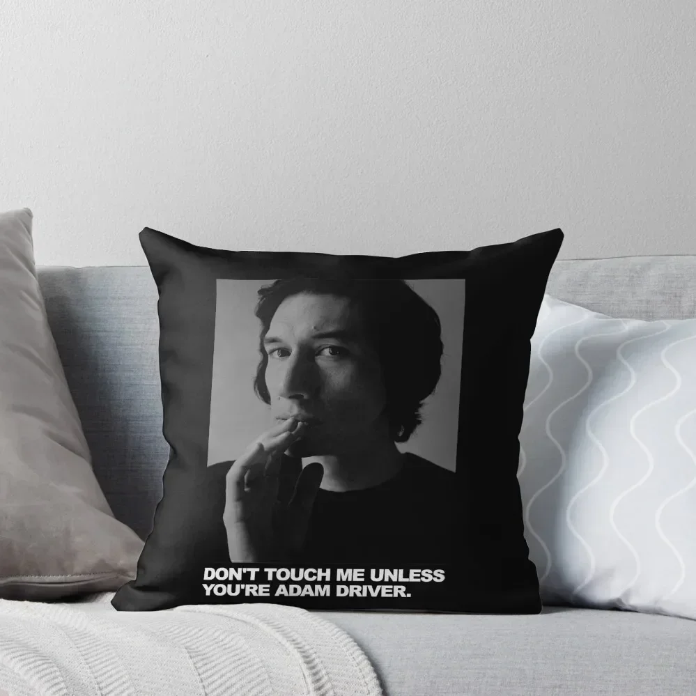 

Don't Touch Me Throw Pillow Covers For Sofas Embroidered Cushion Cover Decorative pillowcase Room decorating items pillow