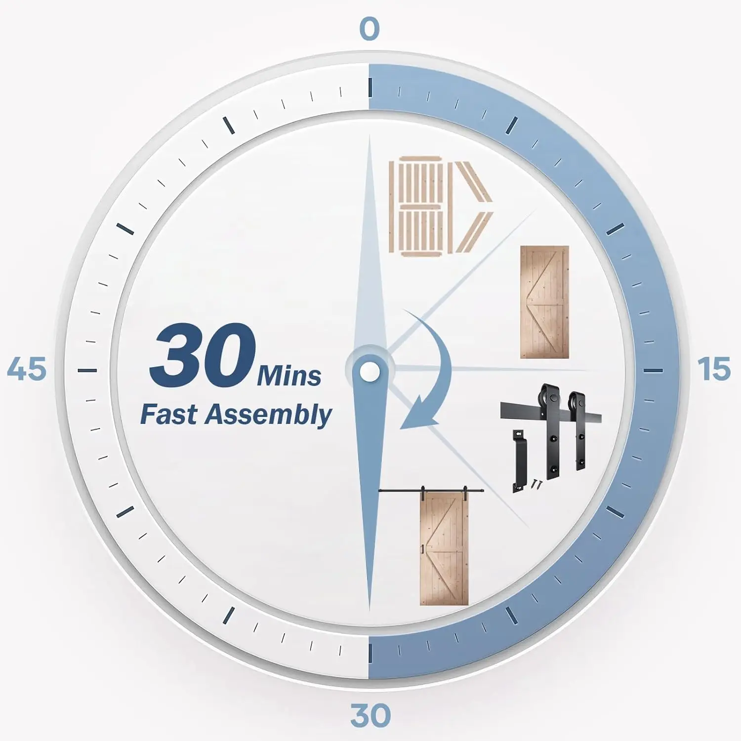 [شحن مجاني! ][مخزون محدود! ] باب الحظيرة الخشبي مقاس 36 بوصة × 84 بوصة مع مجموعة أدوات باب الحظيرة بطول 6.6 أقدام متضمنة لوحة من خشب التنوب الصلب على شكل K