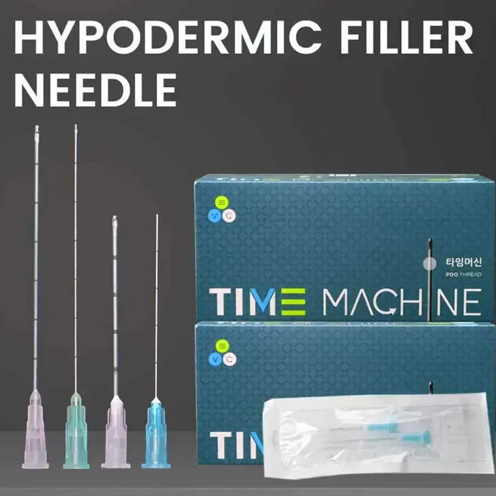 

50pcs/box Tattoo Micro Cannula Needle Tip 23G 38MM 50MM 70MM For Filler Injection Disposable Blunt Fine Body Piercing Needle
