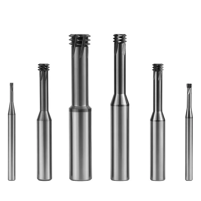 Solid Carbide 3 Tooth Thread Mill M1-M30 Metric Thread Milling Cutter CNC Machine Cutting Tool High Precision