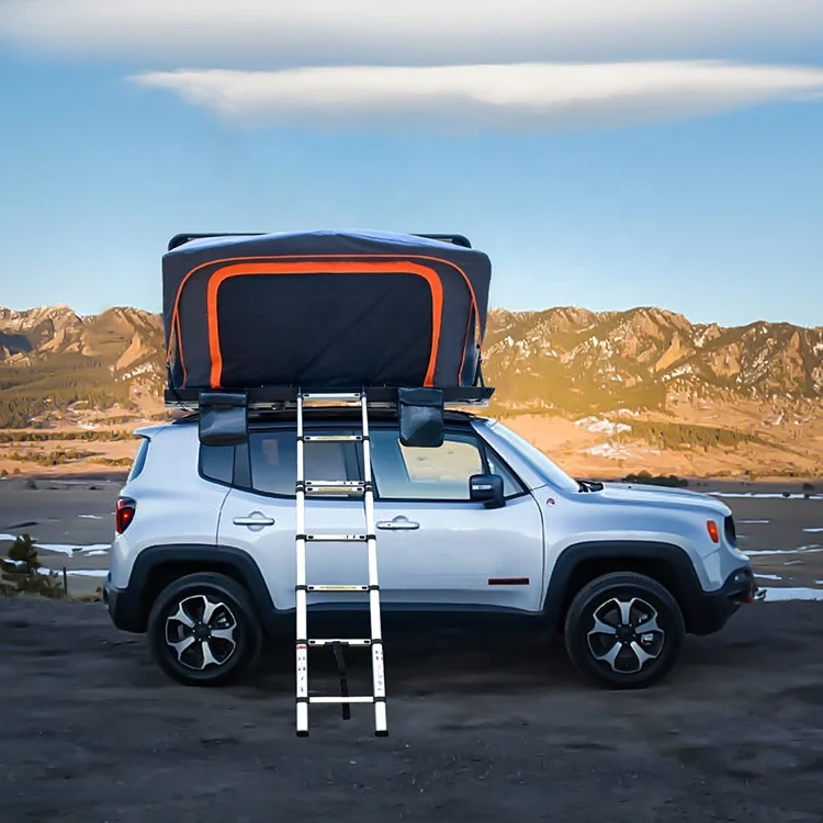 

Diy folding Suv new design outdoor canvas camping tent aluminum automatic hard shell roof car roof tent for sale