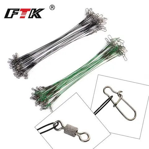 20pcs Steel Wire Leader for Fishing FISH KING