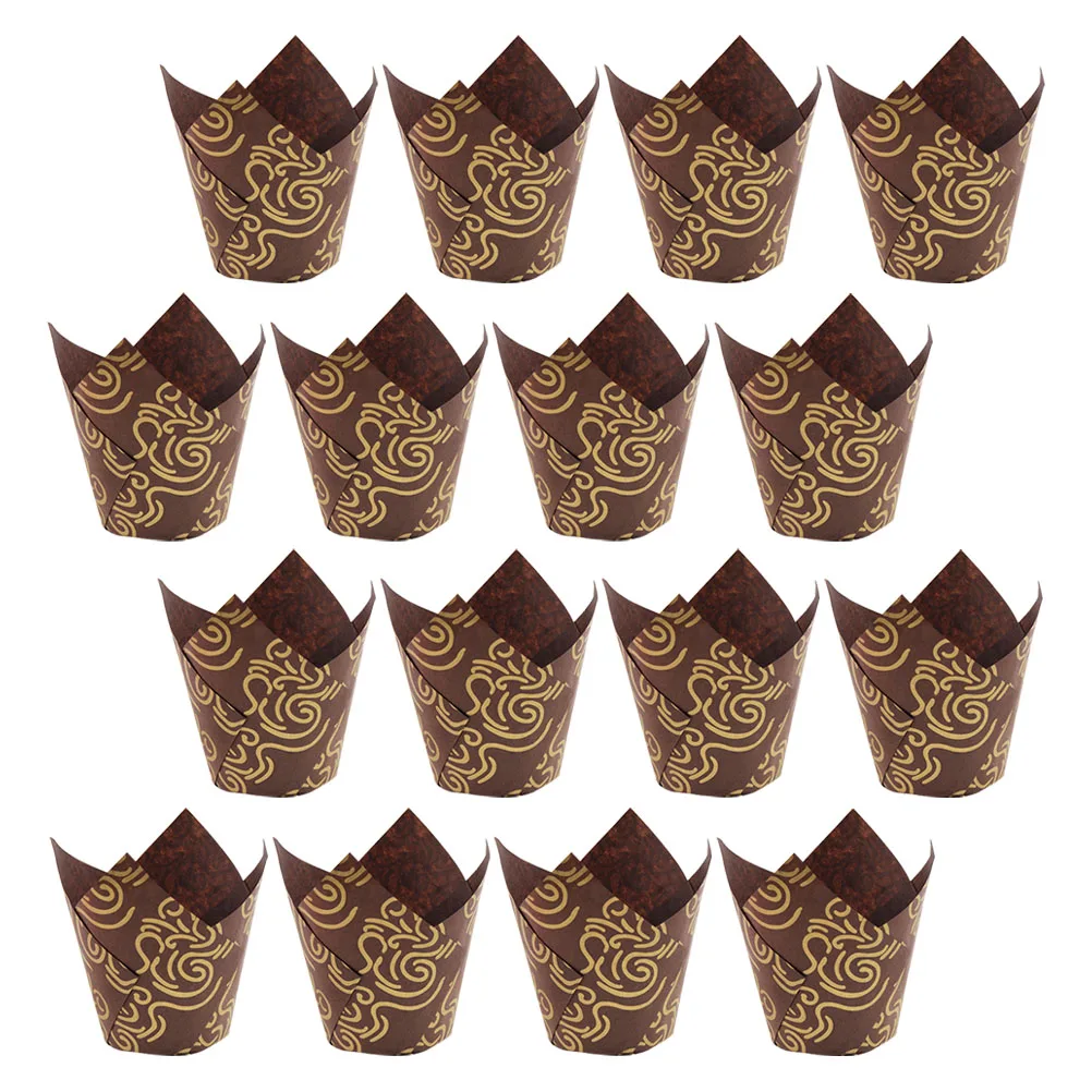

100pcs Cake Paper Cups Disposable Baking Cups Cupcake Holders Heat Resistant Non-Stick For Diy Dessert Home Decoration Baking