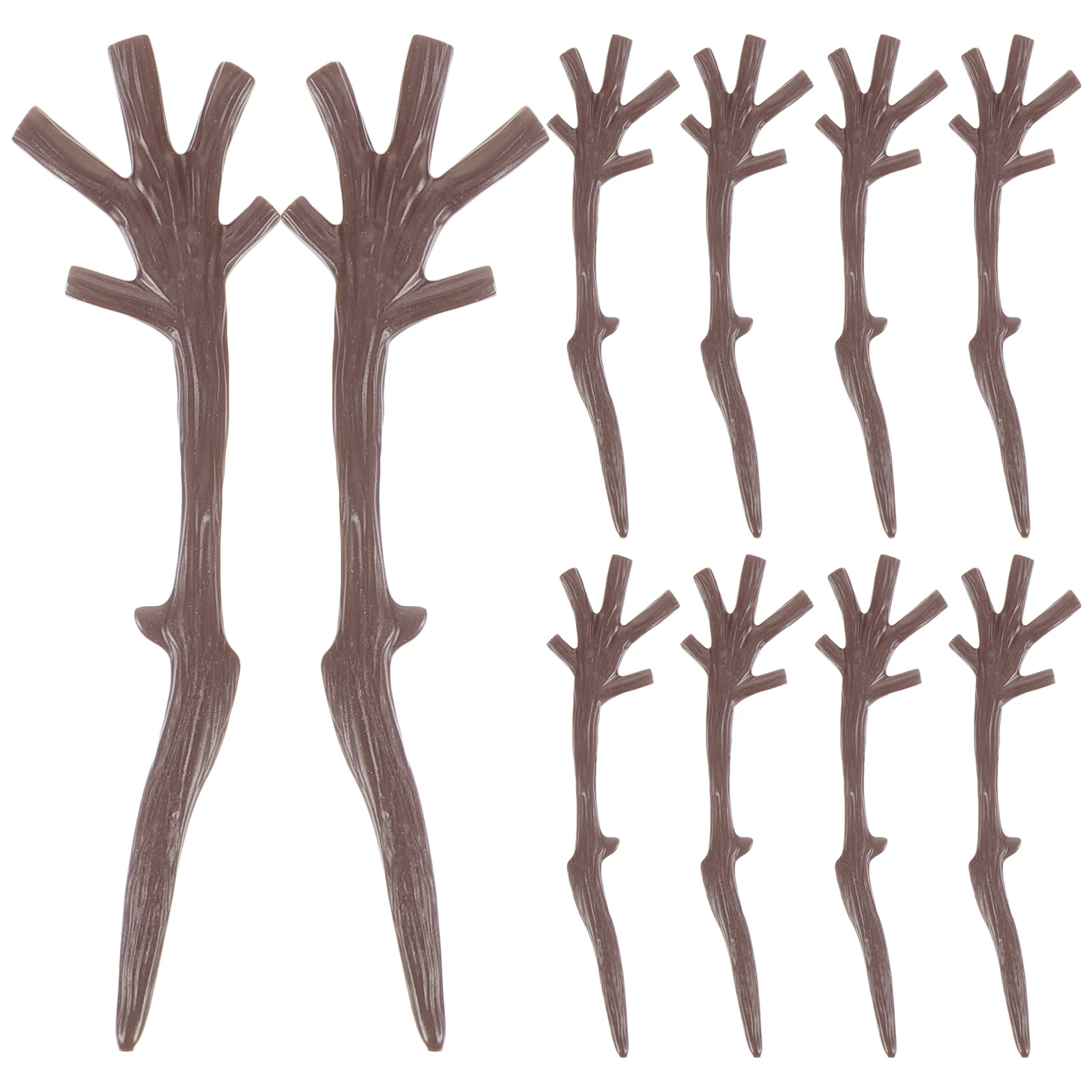 

100pcs Plastic Branch Antler Christmas Snowman Hand DIY Snowman Twigs hand Plastic Artificial Dry Branches winter Snowman Decor
