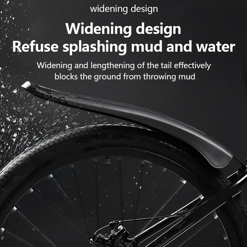 

2 шт. велосипедные крылья брызговик пылезащитный велосипедный брызговик универсальный велосипедный брызгозащищенный для велосипеда 26 27,5 29 дюймов