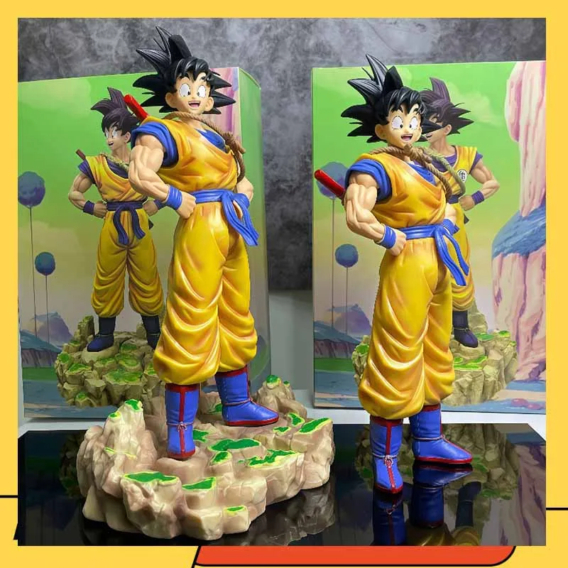 

Новый большой Dragon Ball Wukong Super Saiyan 30 см, экшн-фигурка, статуя Jt, аниме, художественное игровое украшение, коллекционный подарок на праздник